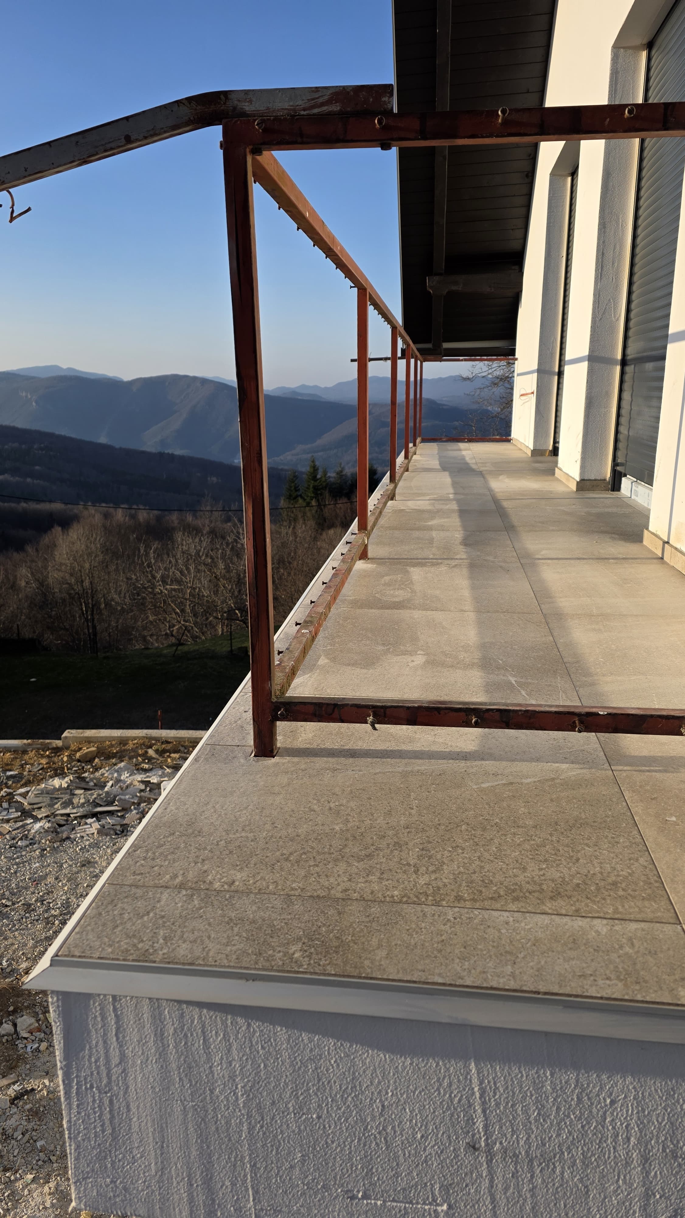 Postavljanje keramike - terasa