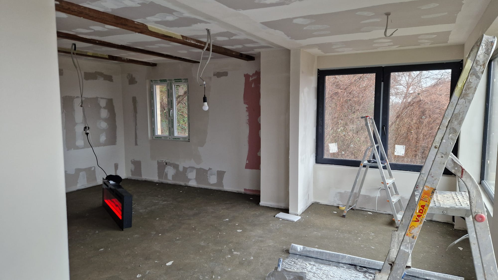 Adaptacija kuće - dnevni boravak